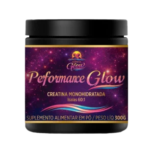 Creatina Performance Glow 300g 100% Monohidratada Pura