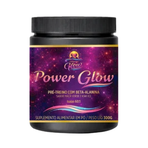 Power Glow Pré-Treino Maçã Verde e Kiwi Ice
