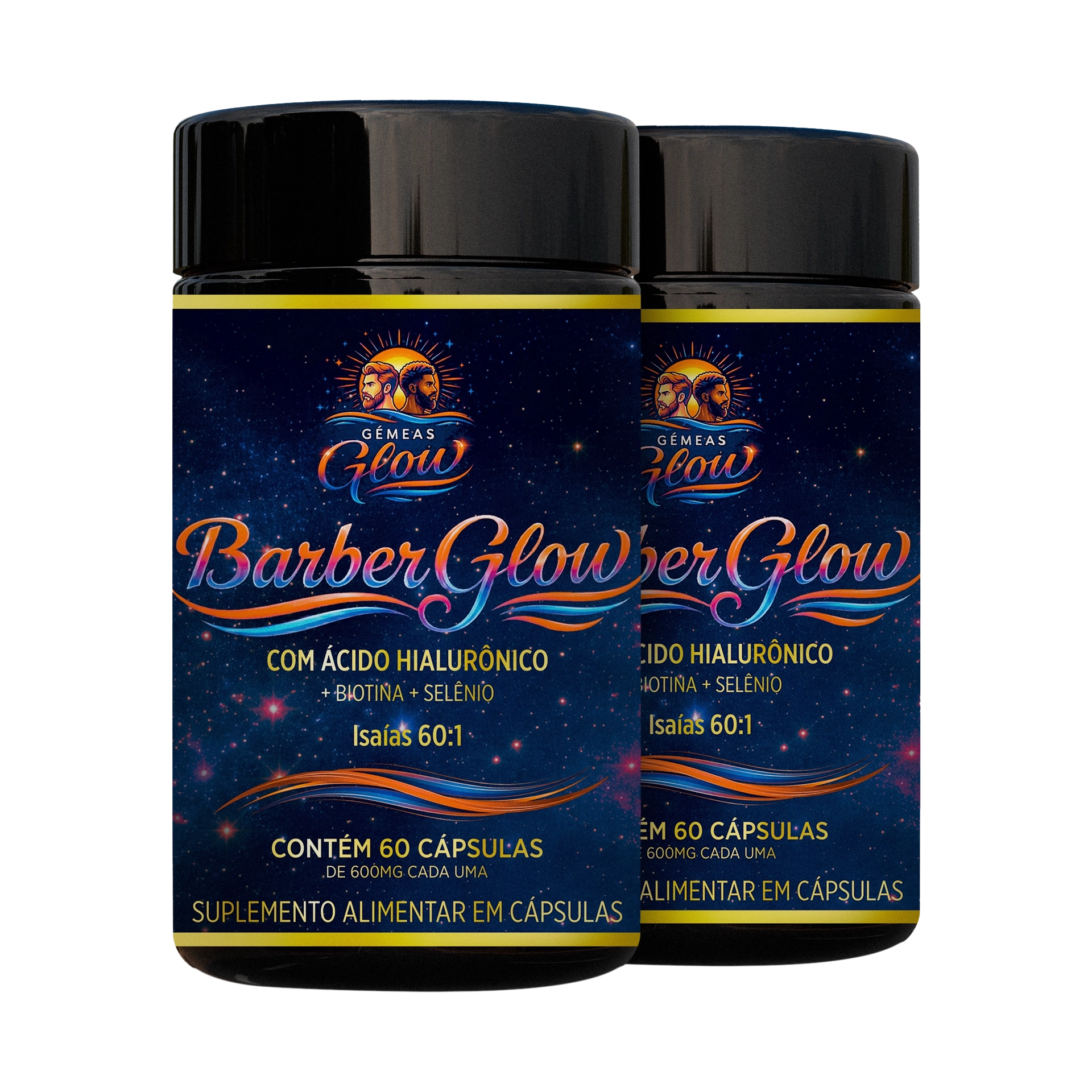 Barber Glow kit com 2 unidades