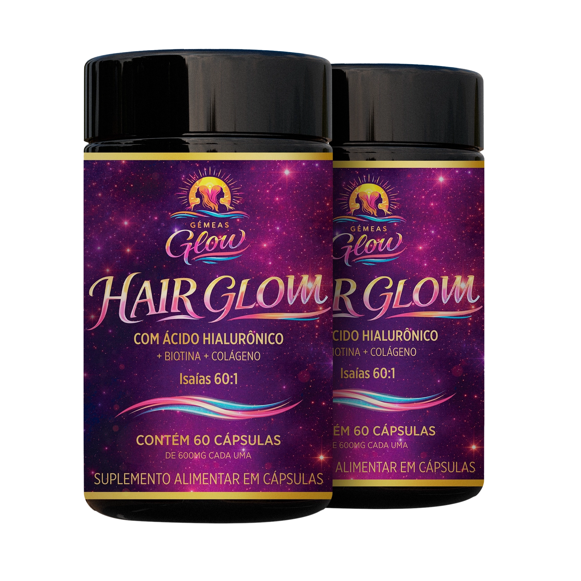 Hair Glow Kit com 2 unidades