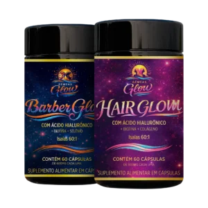 Combo Match perfeito com Hair Glow + Barber Glow
