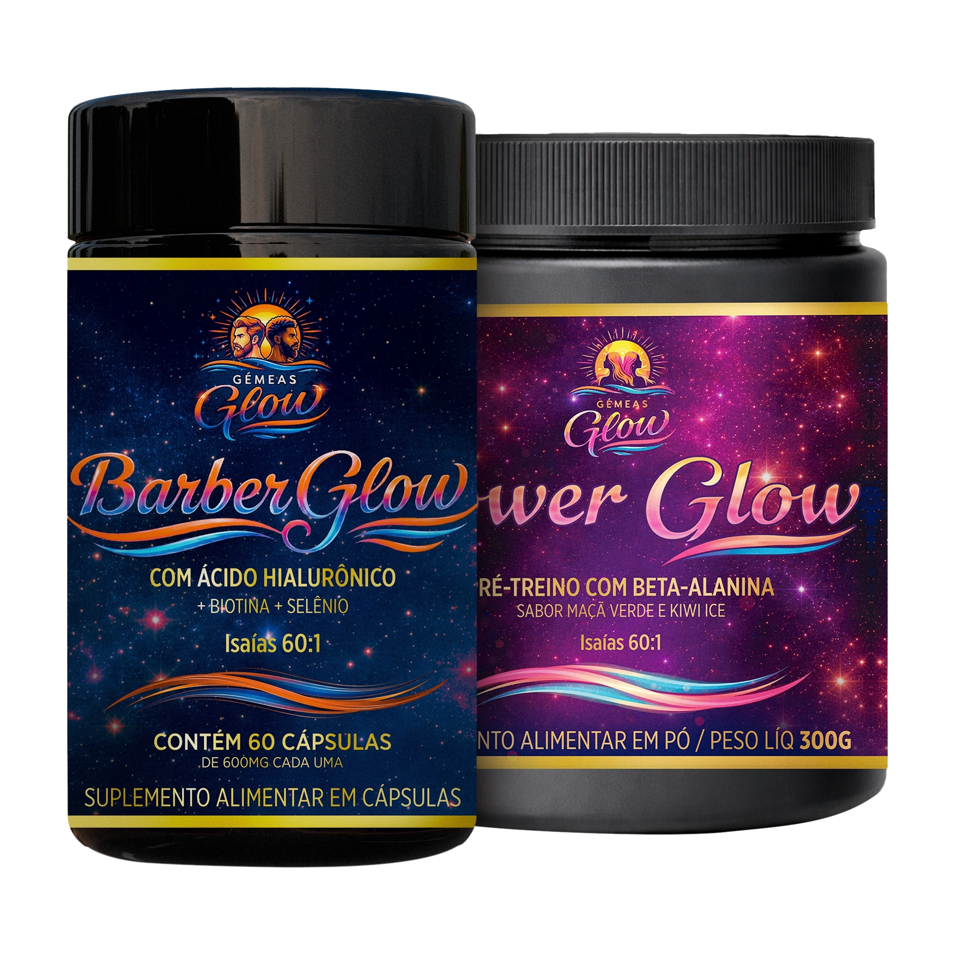 Combo Força & Estilo com Barber Glow + Power Glow