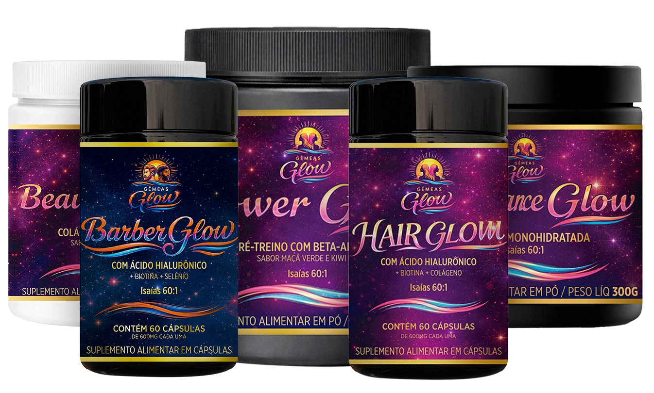 Combo ativação total com Hair + Colágeno + Barber + Power + Performance